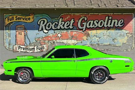 Duster Modified Brown 2028 JEGS Hot Rod Calendar Contest
